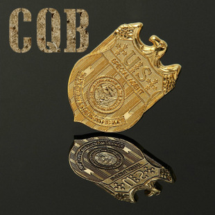 CQB Metal badges NCIS U.S.A navy Armband Agents badge Badge commemorative coin Chest card medal Ban logo