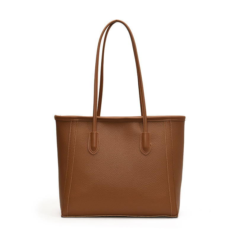 Bolso atmosférico de textura de viajero 2025 nuevo estilo de contraste de color de moda versión coreana de un solo hombro bolso de axila temperamento bolso de moda