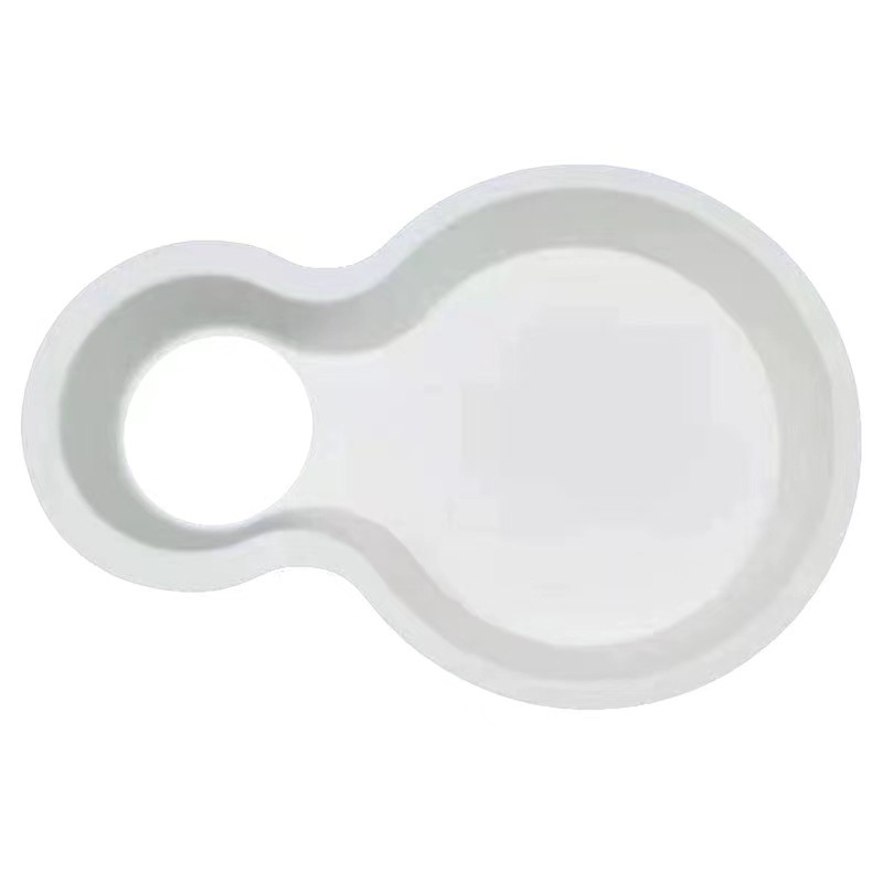 Creativo desechable degradable CITYWALK hot dog bandeja de comida occidental dos compartimento taza de bebida de café tabla de estante engrosamiento