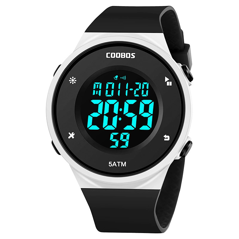 Coolbao часы студенческие спортивные часы водонепроницаемые LED ночи Электроника часы 0991