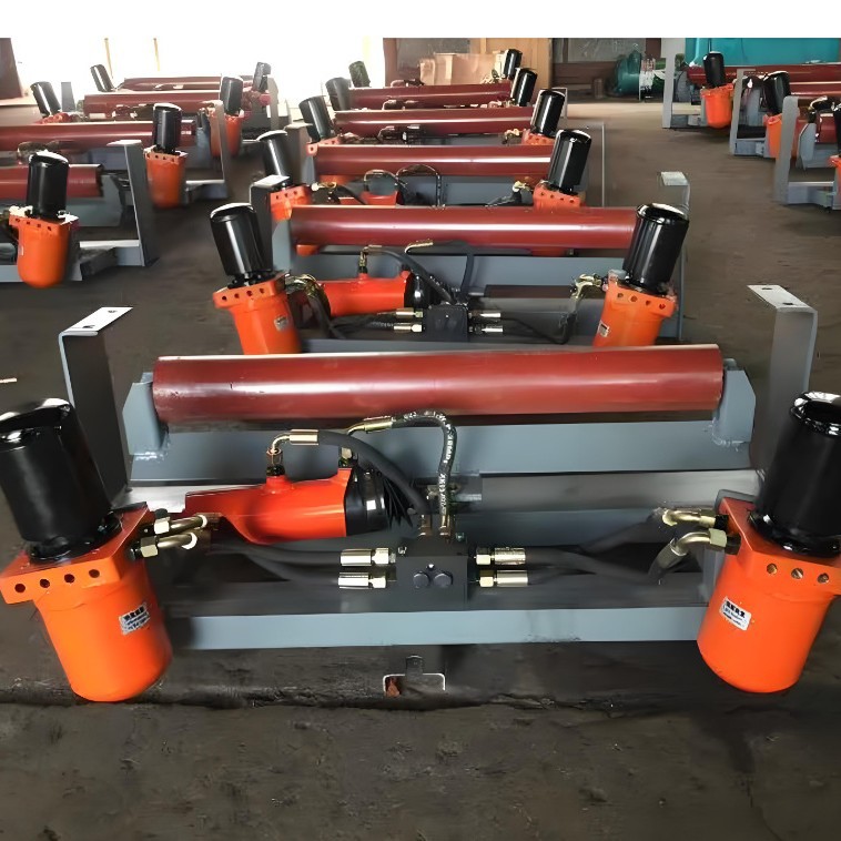 Dispositivo de corrección de desviación hidráulica totalmente automática para dispositivo de centralización anti-corrición de desviación superior y inferior del transportador de cinta