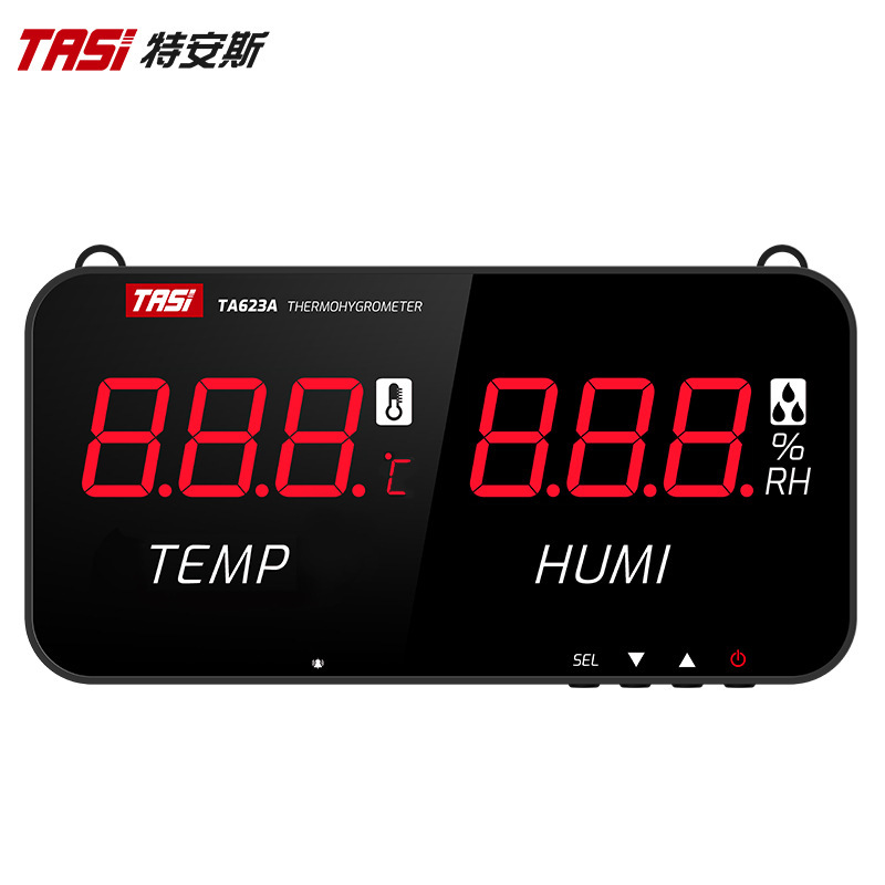 TASI 特安斯 TA623系列 工业级 壁挂式温湿度计 室内仓库大屏显示