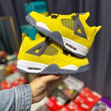 欧洲跨境aj4男鞋厚底球鞋白水泥运动篮球高帮鞋子女潮流户外实战