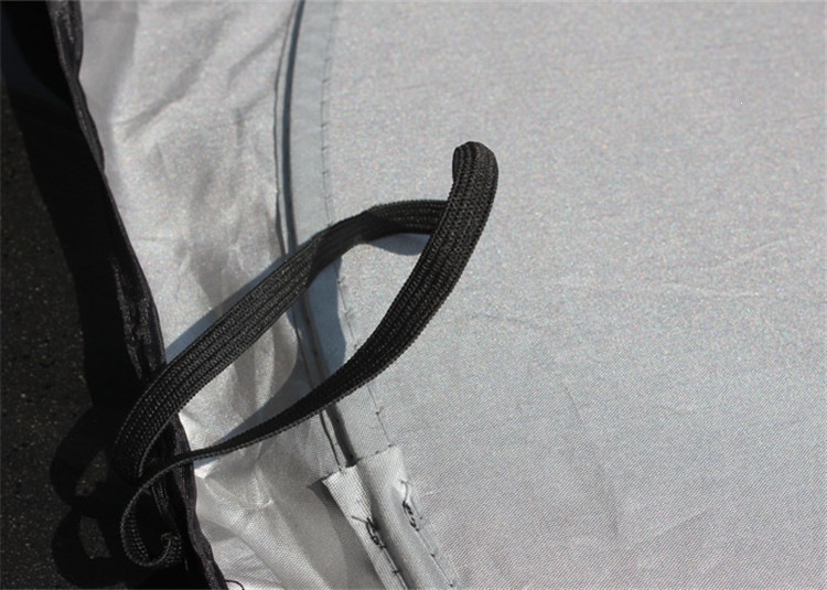 Car Heat-Insulating Sunshade Multifunctional Easy-To-Store Silver-Coated Sunshade Curtain New Type Double-Circle Sun Protection and Heat Insulation Sun Shield