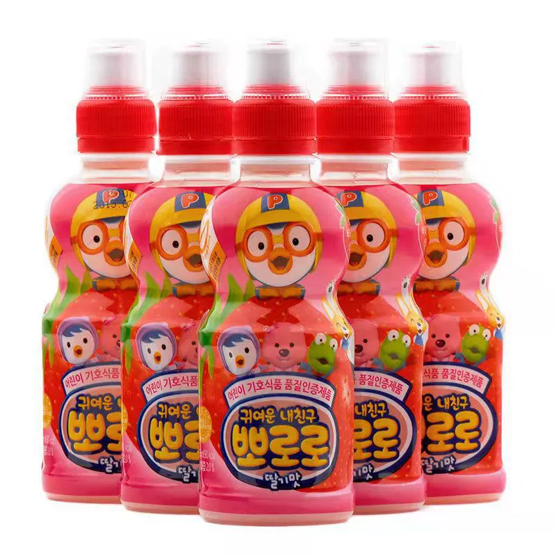 Apple, import strawberry, Korean style, 235 ml