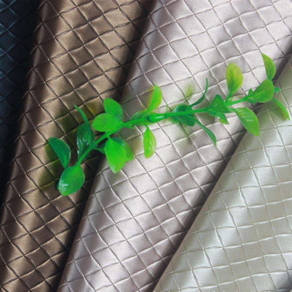 几何图形硬包装饰皮革面料软包装潢皮料皮雕人造革菱形纹半PU革