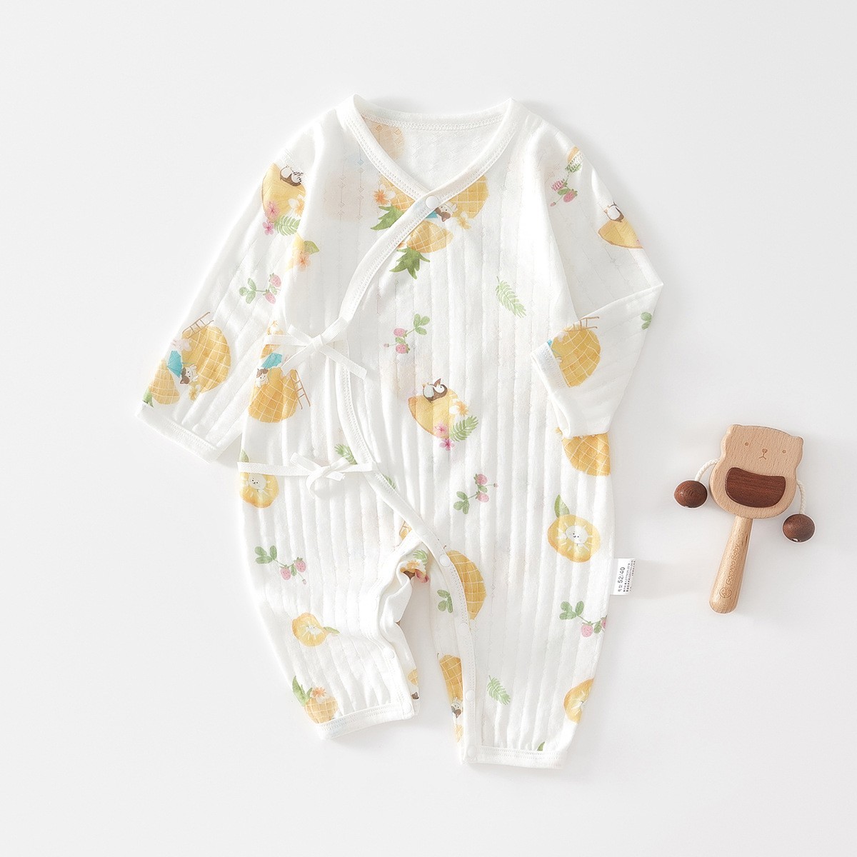 Traje de mariposa de verano para bebés recién nacidos 0-6 meses de ropa para bebés hombres y mujeres mameluco transpirable deshuesado