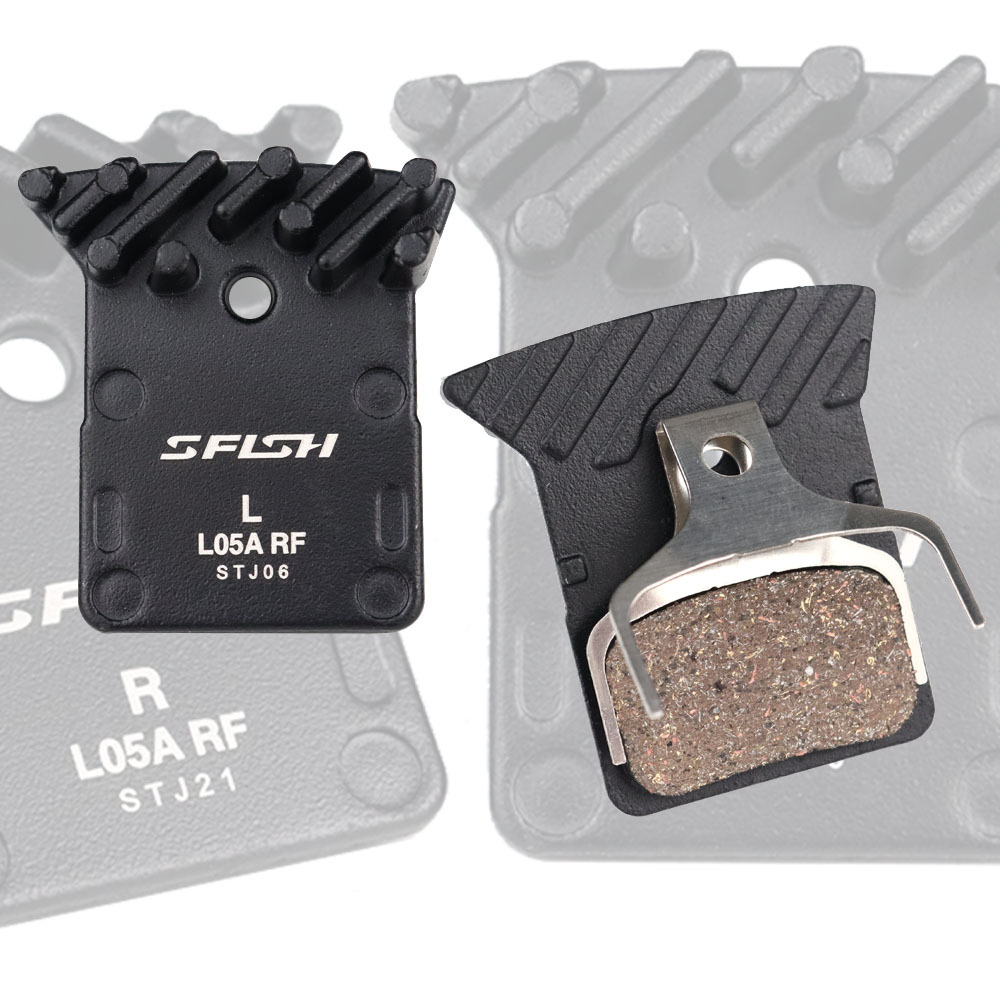 Bicicleta de montaña freno de disco de refrigeración pastillas de freno J05A N03A L05A H03A resina semi-metal pastillas de freno