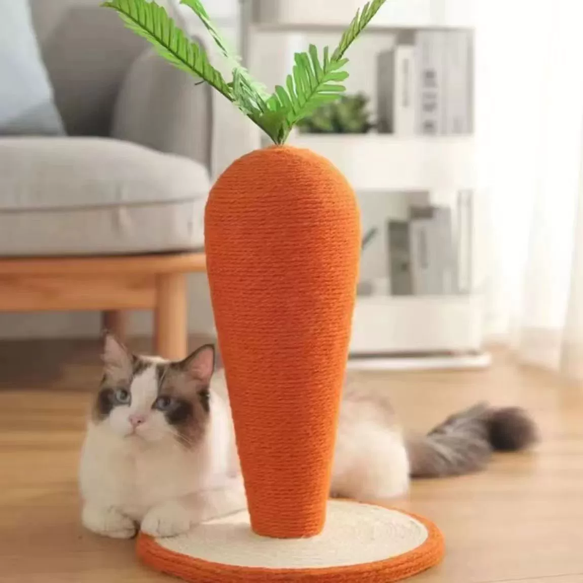 Кошечья морковь Игрушечная когтеточка для котов лазание кота маленькая когтеточка для кота Забавная игрушка для кошки гнездо кошки Интегрированная наклейка на стену для когтей кошки
