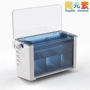 Fish tank filter ultra-quiet water screen filter box turtle tank hanging drip box water purification Arctic ice climbing element