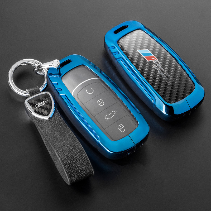 진공 블루 롱 벨트 버클