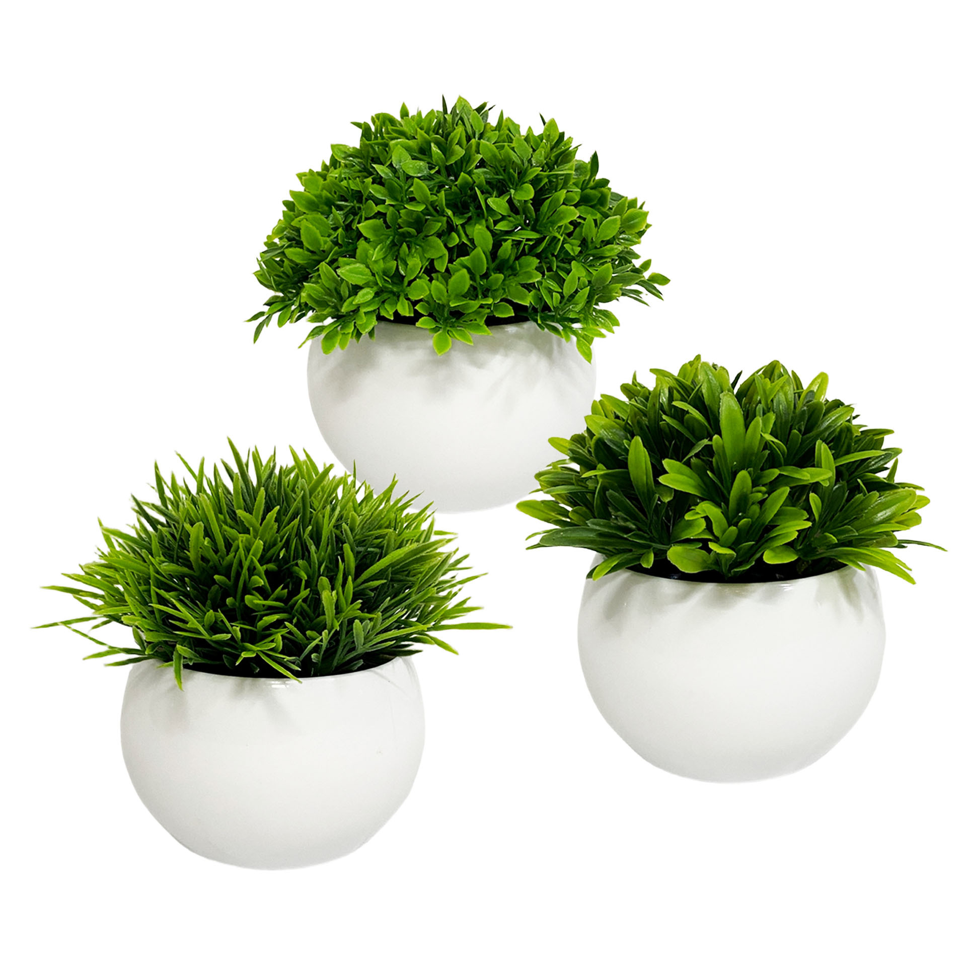 Simulación de plantas pequeñas y frescas combinaciones de plantas verdes hemisféricas en maceta decoración de mesa interior y exterior fábrica de decoración al por mayor image 4