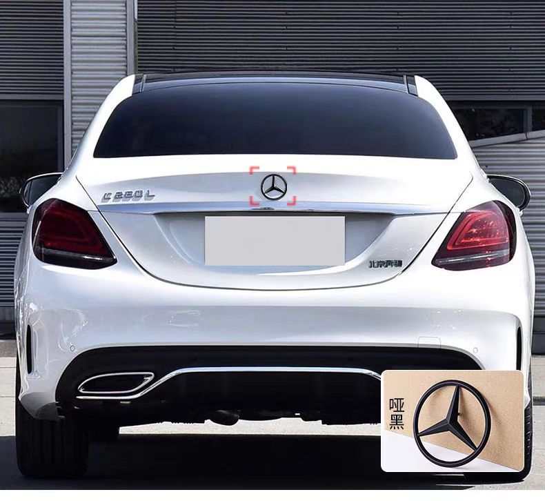 Suitable for Mercedes-Benz A-Class B-Class C-Class E-Class S-Class Gla Cla Glc Glk Rear Trunk Star Logo Car Logo Tail Logo