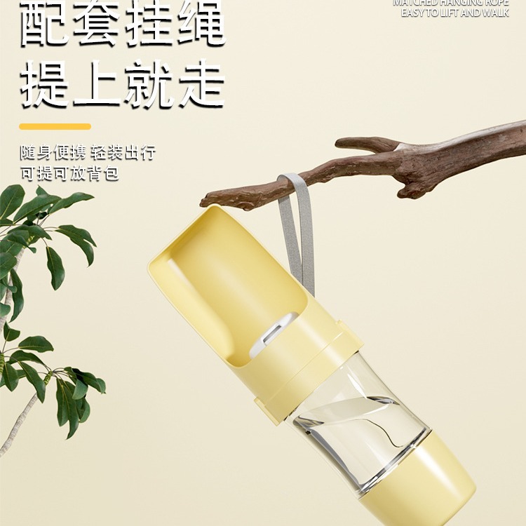 Taza de acompañamiento plegable para perros que salen beber agua de gran capacidad para mascotas al aire libre para comer y beber una taza de alimentos portátil