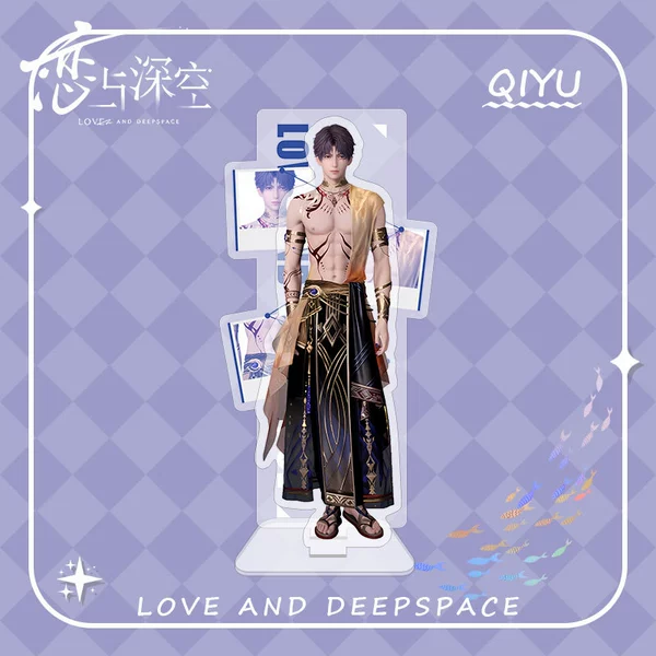 Qi Yu double -layer standing card 6