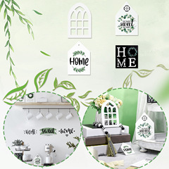 Cross-border New Four Seasons Festival Multiple Styles Separately Packed Home Desk Decorative Ornament Wood Craft