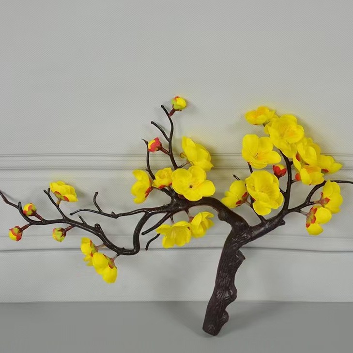 분재 매화 황색(폭 27cm )