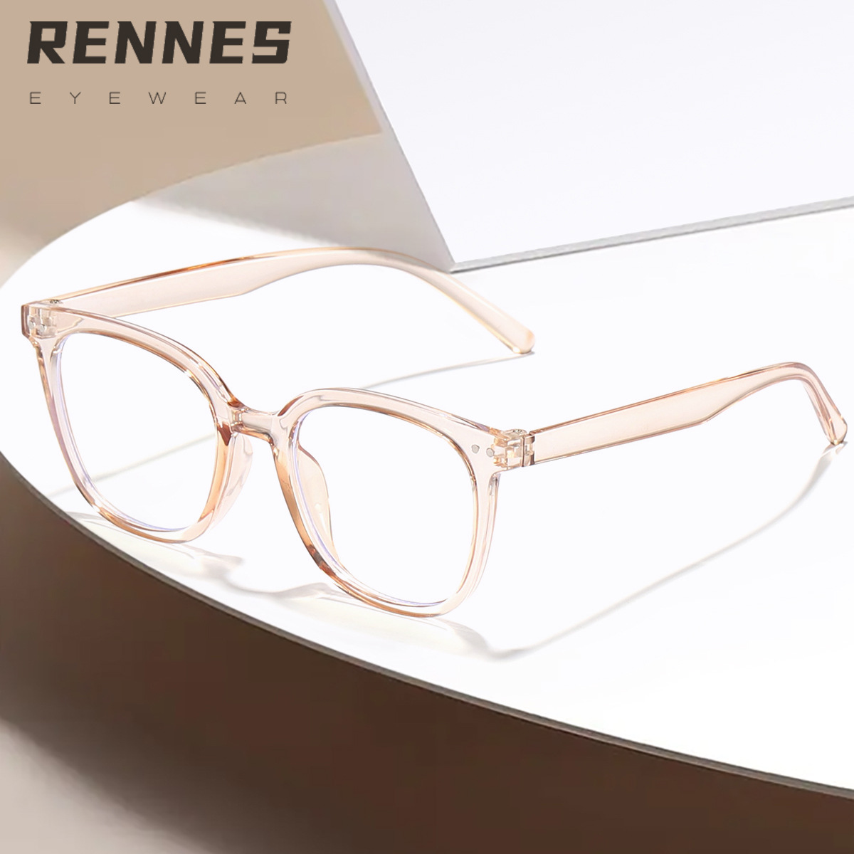 Nuevo estilo transfronterizo, marco de uñas de arroz, hombres y mujeres, el mismo estilo, cara pequeña, gafas anti-luz azul, gafas de sol para exteriores