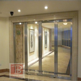 European Standard Double-Open Crystal Silicon Glass Fire Door, Fire Protection and Heat Insulation up to 60 Minutes, Two-Way Opening and Closing for Easy Evacuation