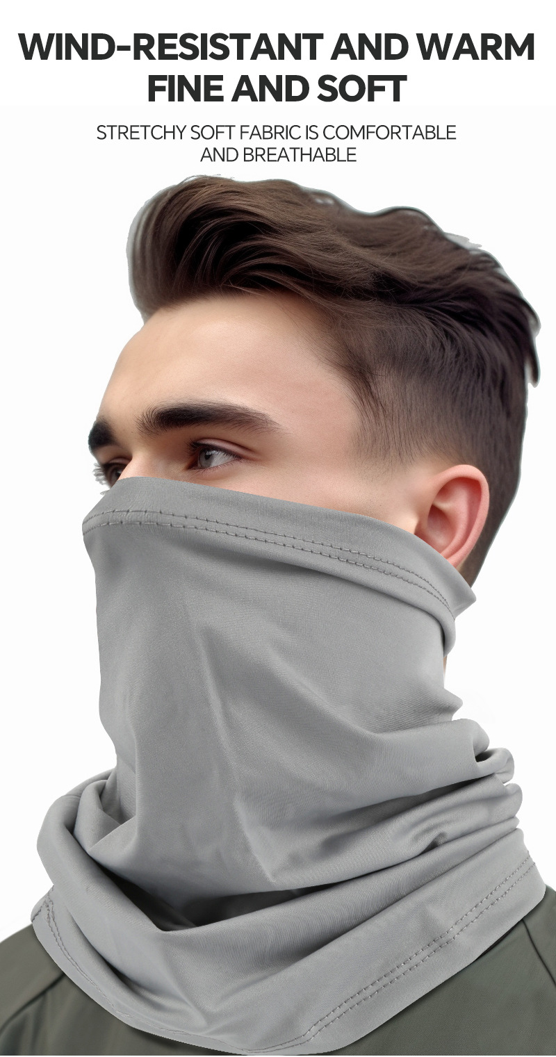 Summer Sun Protection Ice Silk Headscarf 4