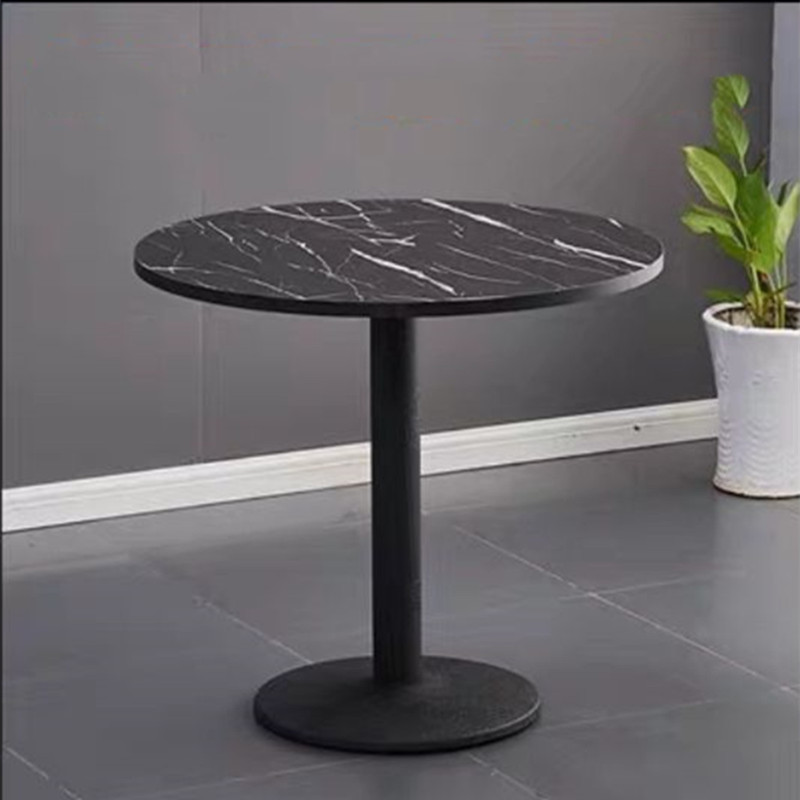 Nórdico hogar mesa de ocio hotel de negocios recepción mesa redonda de oficina de negociación inswind leche té cafetería blanca