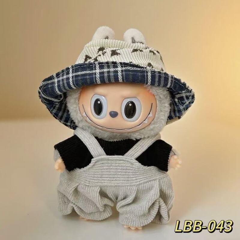 一二三代拉布布服装衣服套装搪胶玩偶labubu潮流娃衣装饰配件大牌|undefined