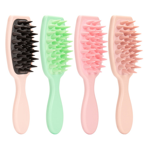 Massage Brush Hair Shampoo Long Handle Bath Brush Massage Comb Baby Shampoo Brush Comb Long Handle Shampoo Comb Manufacturer