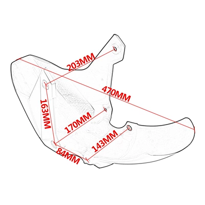 Mudguard, Front Mud Board, Motorcycle Fender