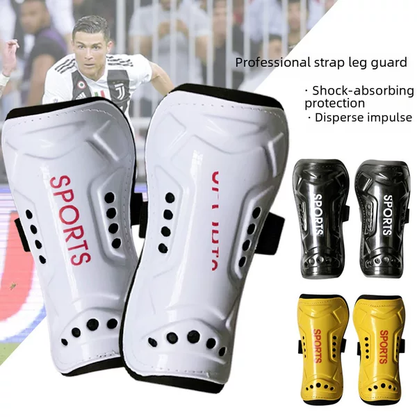 in stock wholesale children's adult football strap leg guards light and strong competition training outdoor sports