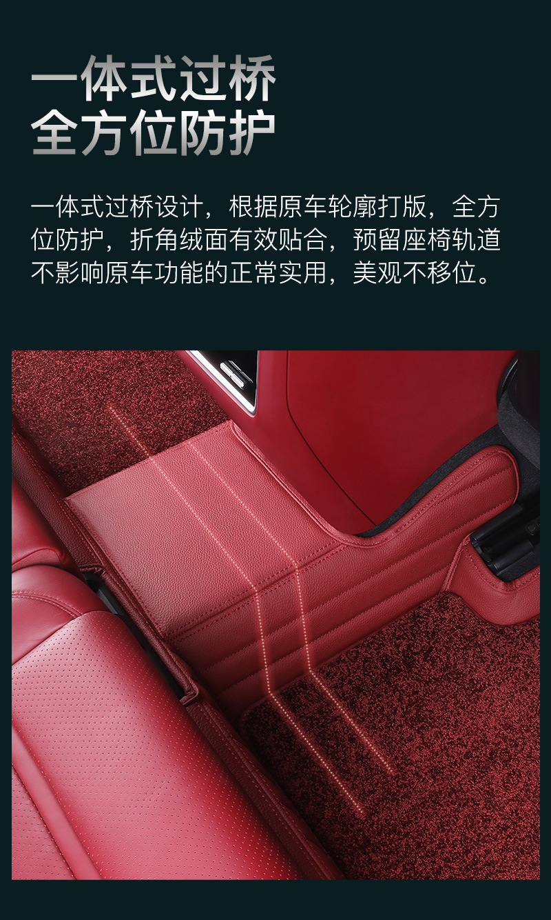 Car floor mats made of genuine leather, full coverage, universal car floor mats, custom-made for specific cars, starry sky carpet, Tesla car mats