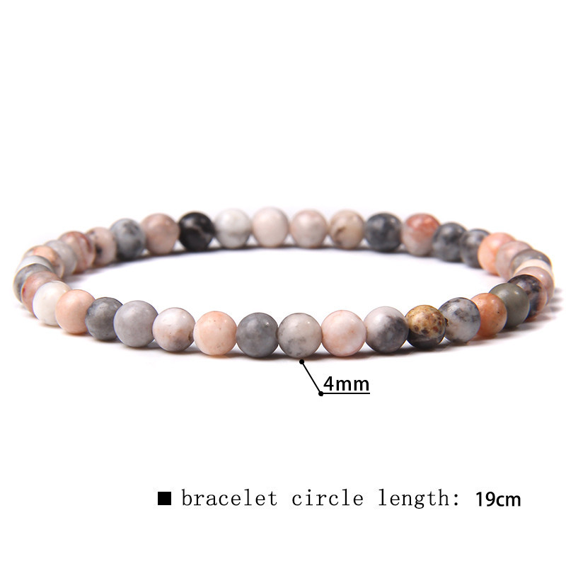 Simple Style Marble Natural Stone Beaded Bracelets display picture 9