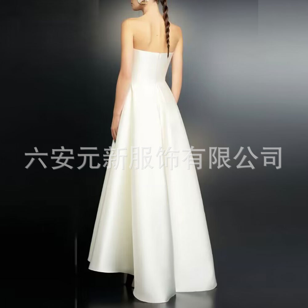 Amazon AliExpress nuevo mono tubo superior simple elegante vestido de novia