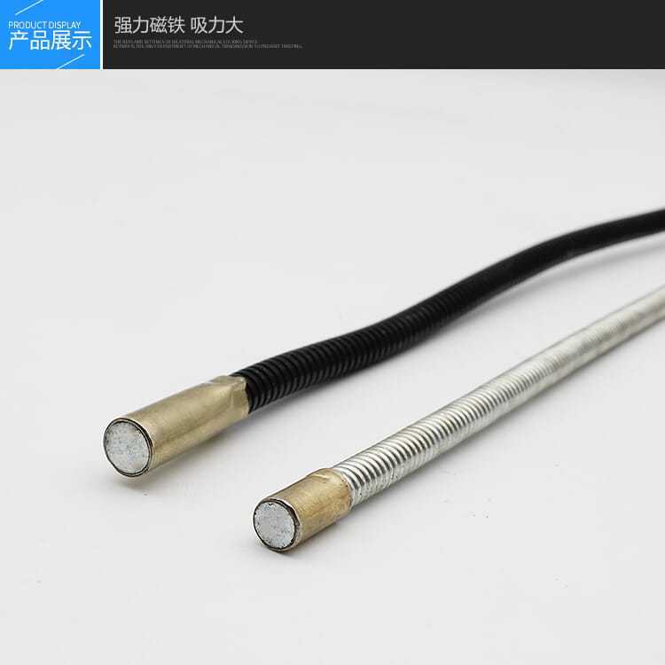 Varilla de hierro de succión fuerte tornillo varilla de succión varilla magnética flexible reparación de automóviles accesorios de herramientas de reparación de motocicletas