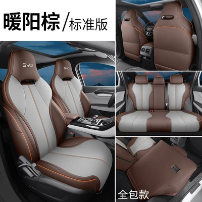cover car cushion, Four Seasons Pad - warm-yang-brown-standard-edition-rear-all-inclusive-sj-byd-destroyer-05