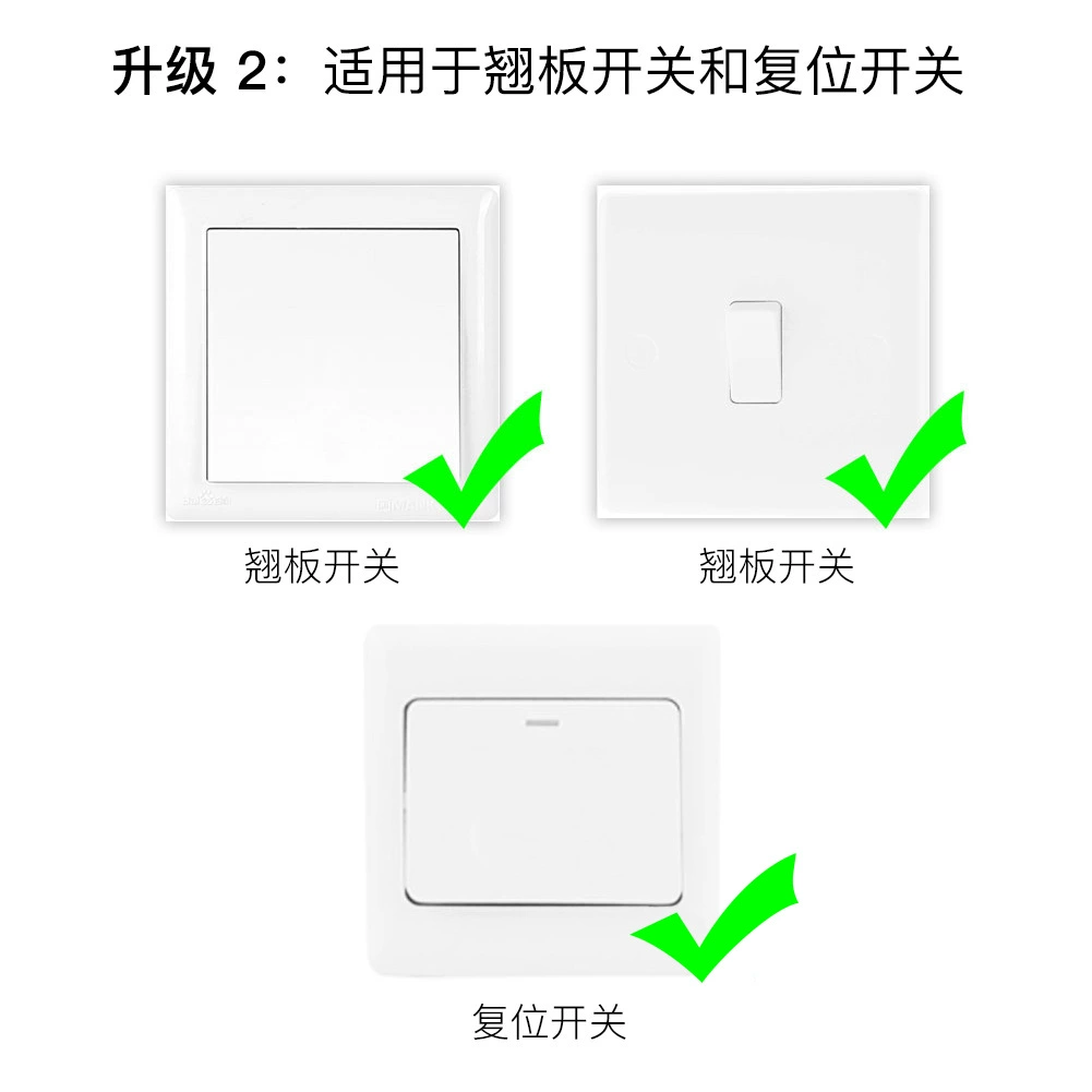 Tuya Smart Home ZigBee Light Control Smart Switch App Voice Timing 2-way Smart Switch Opener