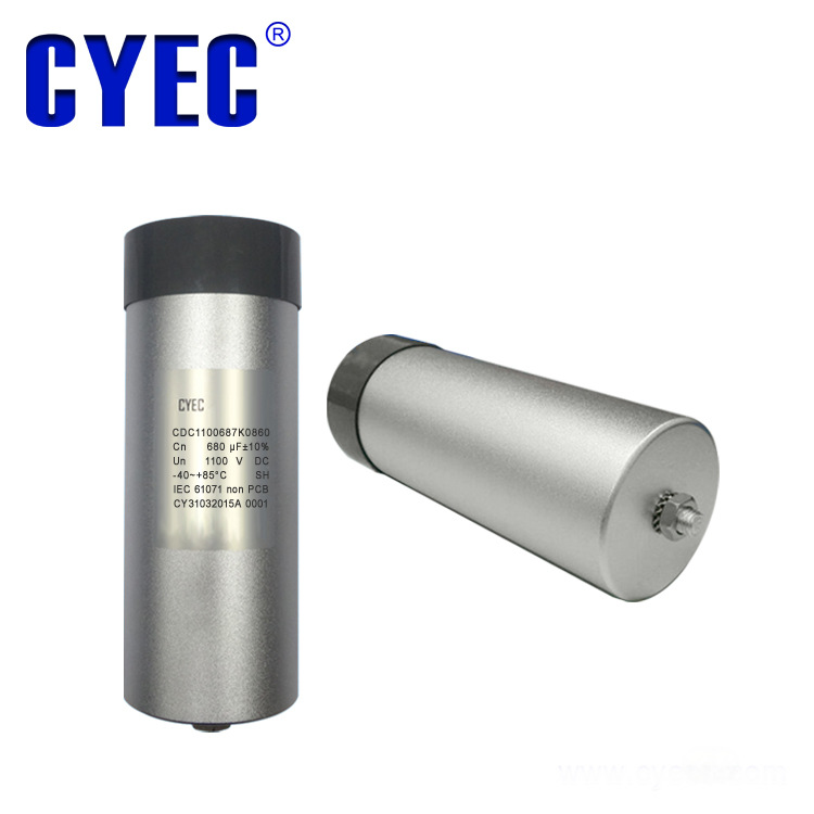 厂家批发CDC 680uF/1100V太阳能发电 电机驱动 变流器 回馈电容器