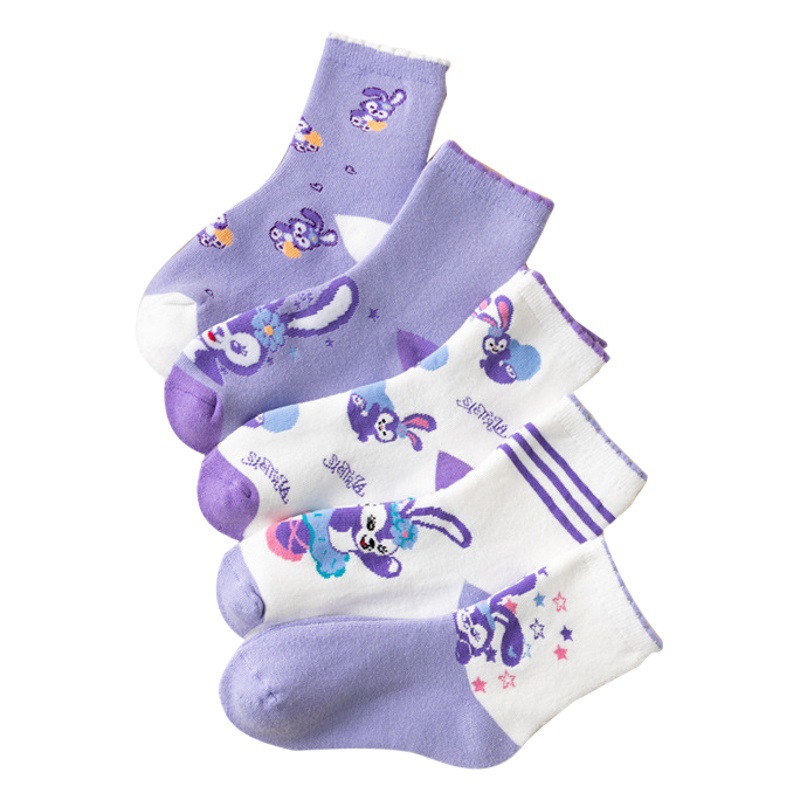 Calcetines para niños algodón otoño e invierno cálido niños y niñas Niños medianos y grandes Tubo medio bebé calcetines fábrica directa entrega de una pieza