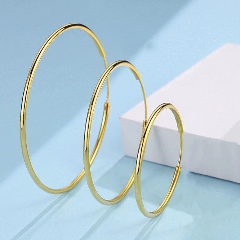 Shajin Jewelry Earrings Light Luxury High-end Women's Exaggerated Gladiose Earrings Large Ear Ring Earrings Design Sense Niche