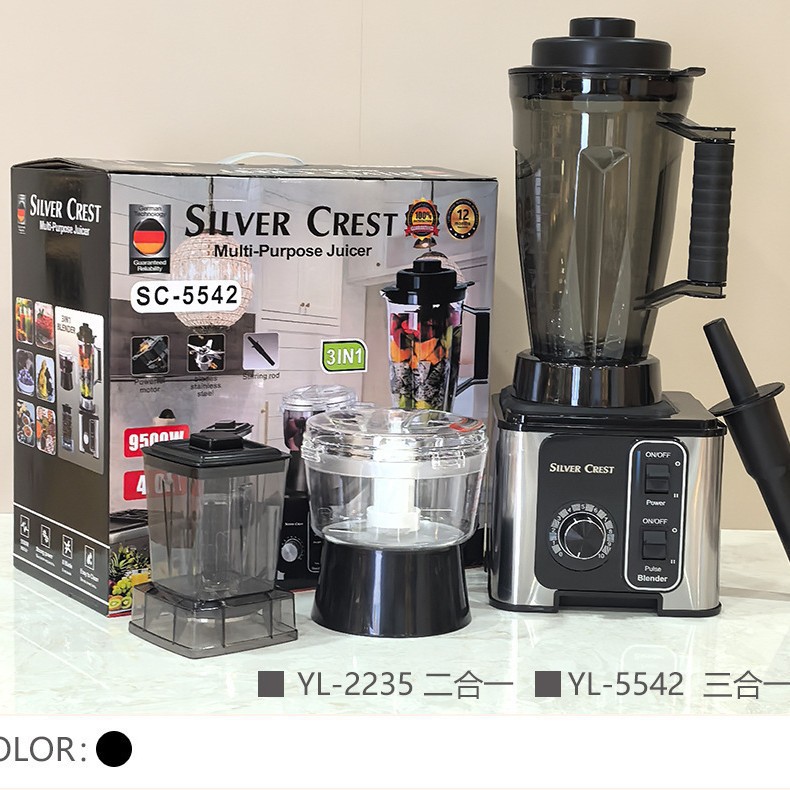 Cross-Border Blender Large-Capacity Mixer Multifunctional Juicer Foreign Trade Export High-Speed Blender Factory Wholesale