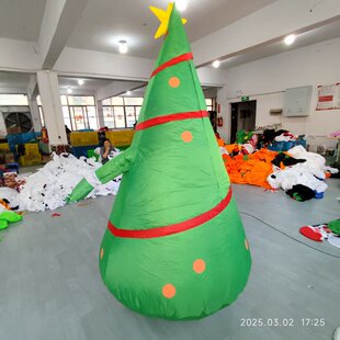 Christmas tree inflatable costumes play new strange props