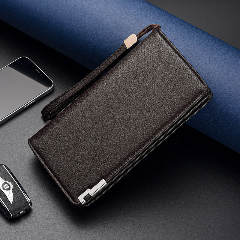 Men's Wallet High-End Long Wallet Men's Business Multi-Functional Clutch Multi-Card Slot Wallet Handbag Mobile Phone Bag Men's Wallet High-End Long Wallet Men's Business Multi-Functional Clutch Multi-Card Slot Wallet Handbag Mobile Phone Bag