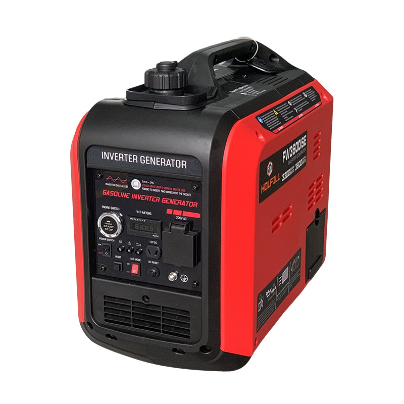 3-Kilowatt 220V Gasoline Silent Generator with Remote Control, Electric Variable Frequency, Small Portable Household Generator for Outdoor Use and Vendor Stalls