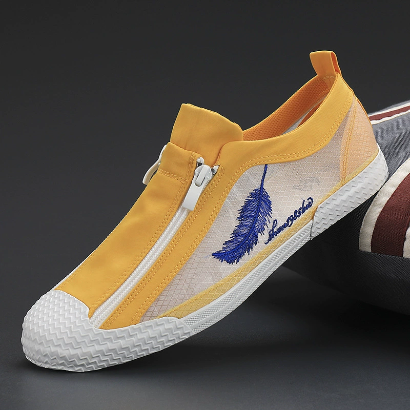 2024 Летняя новая дышащая сетчатая обувь мужская повседневная обувь трендовая обувь мужская кроссовка коньки сетка