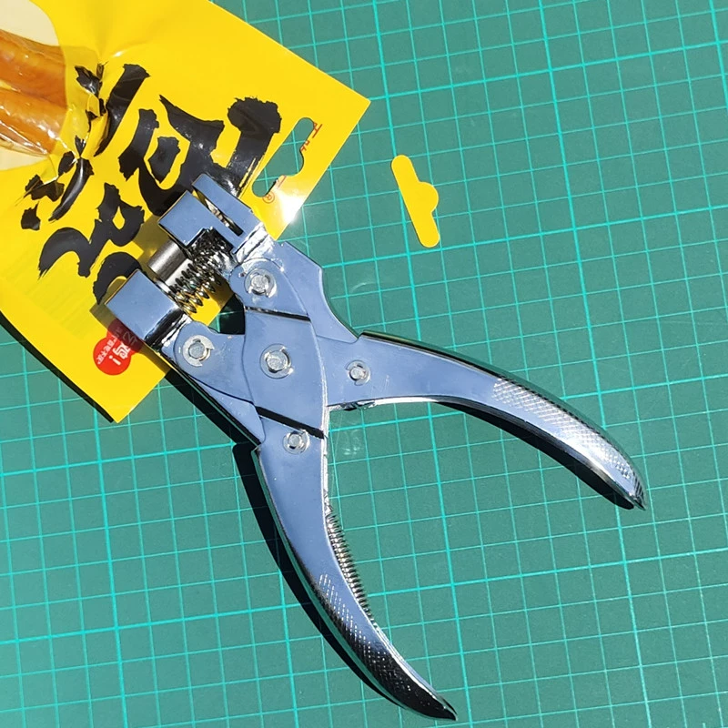 Ou Ge перфораторная машина для супермаркета пищевая сумка бумажный картонный сертификат значок набор T-образного крючка