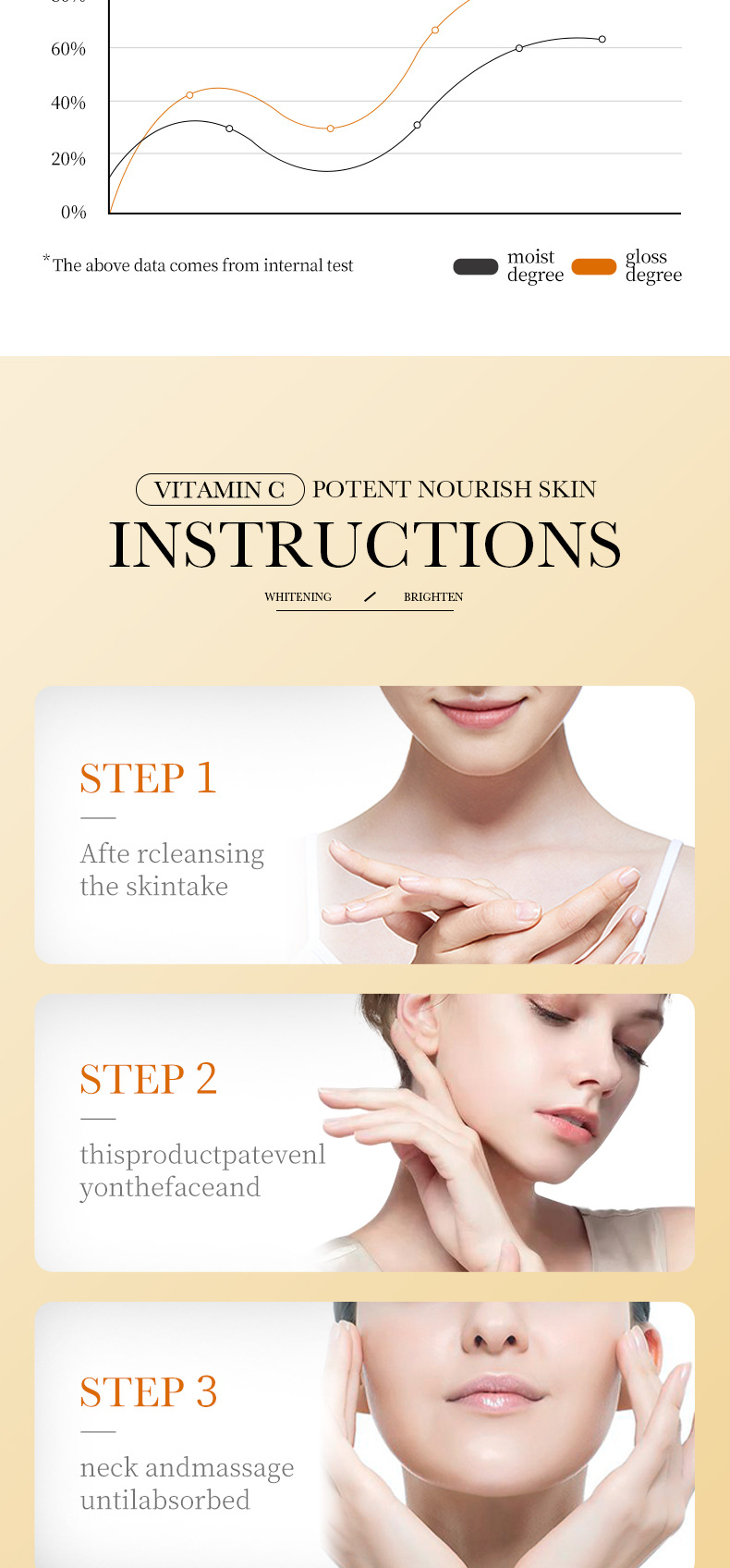 C BIOAOUA Vitamin Whitening Gesichtsfeuchtigkeits- und Feuchtigkeitsspendende und aufhellende Essenz_voghion.com