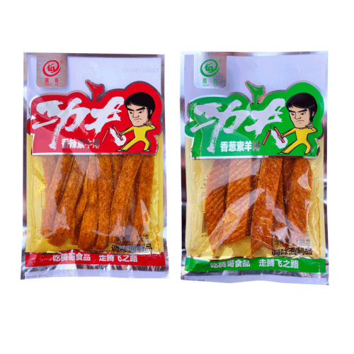 Tengge Kung Fu Spicy Beef Jerky, Scallion Tofu Lamb Chops, Black Pepper Tofu Beef Cubes, Spicy Tofu Beef Steak Snacks