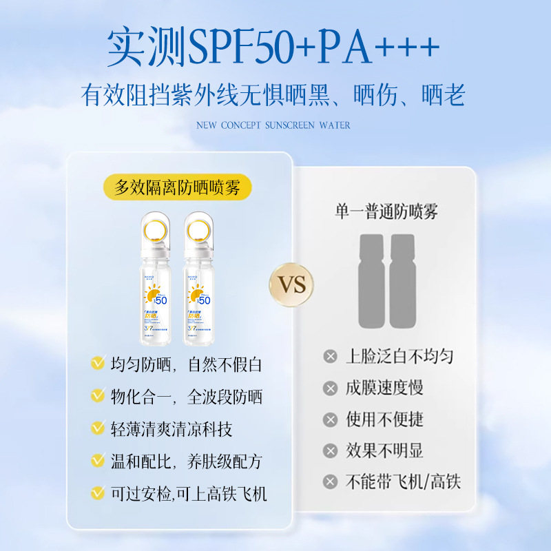 Multifunctional Brightening Fast Sun Cream Anti-Wrinkle 4
