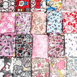 超市环保购物袋结实耐用折叠尼龙便携时尚收纳买菜包出口卡通尼龙