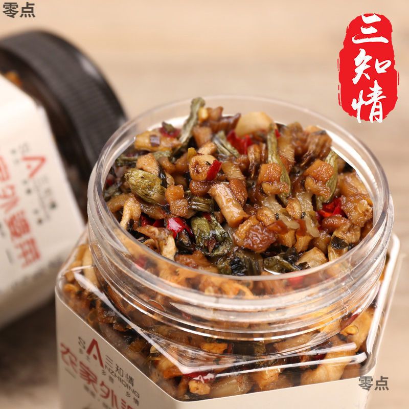 湖南特产外婆菜下饭菜香辣酱菜开胃菜咸菜萝卜干腌菜批发批发