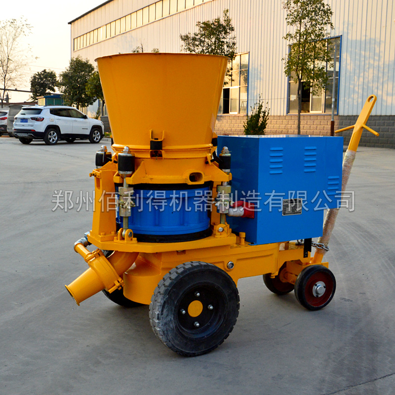 佰利得低回弹率耐火材料干式喷浆机  钢铁厂用5立方耐材喷涂机